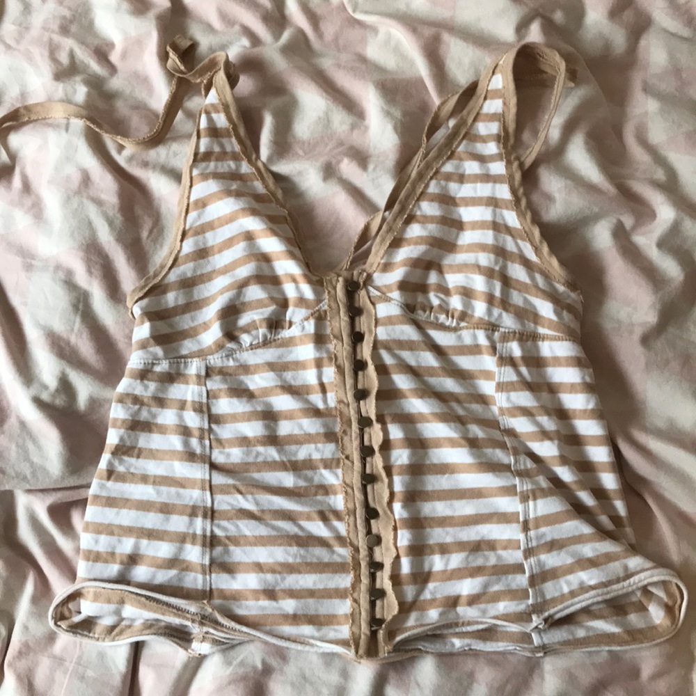 Button up halter tank